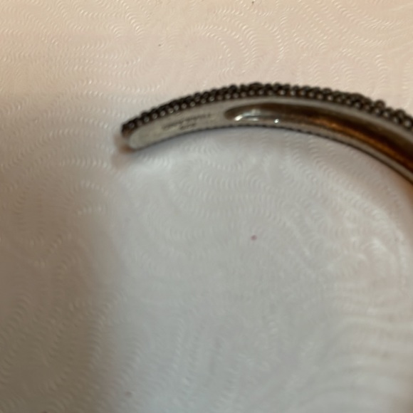 Michael Dawkins Starry Night Moonstone Sterling Cuff - Picture 4 of 13